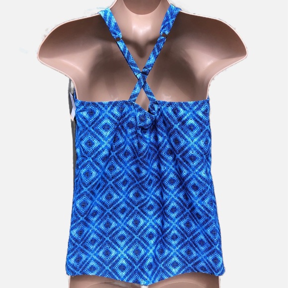 NWT Croft & Barrow Women’s Plus Swimsuit Bathing Suit Bikini Tankini Top 24W 3X - Picture 2 of 11